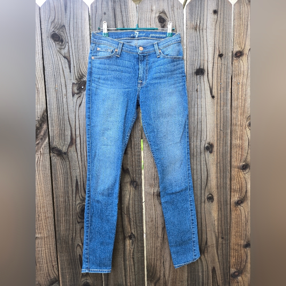 7 For All Mankind Light Blue Skinny Jeans